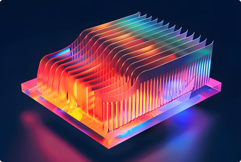 heat sink with thermoplastic heat light